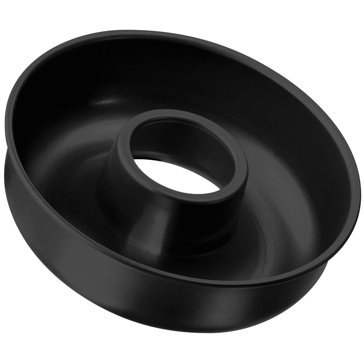Zenker Frankfurter Kranz Ø 28 cm BLACK METALLIC, runde Kuchenform mit Antihaftbeschichtung, Backform für leckere Kuchen & Torten (Farbe: Schwarz), Menge: 1 Stück