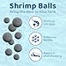 SunGrow Shrimp Balls, Aquarium Water Conditioner Balls, Successful Shedding, Increase Survival Rate, Impart Vibrance, Cool Décor with Wellness Benefits