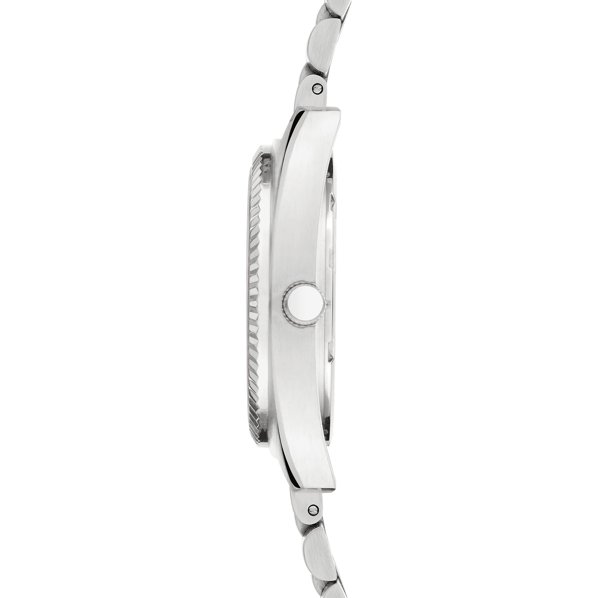 Liebeskind Berlin Set - Silberne Damenuhr mit schwarzem Zifferblatt und passendem Beads-Armband - Silber - Edelstahl - Analoge Armbanduhr mit Quarzwerk - 34 mm - 10 ATM - Kratzfest