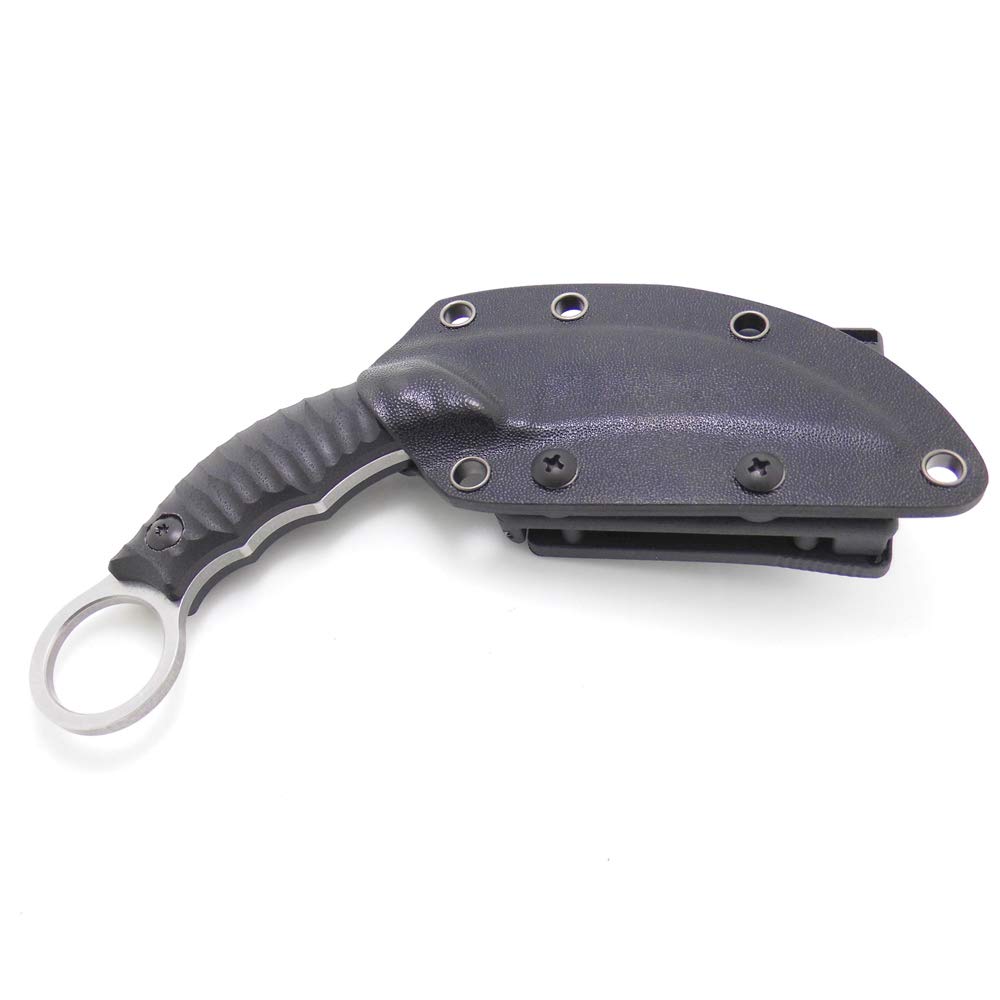 Masalong Outdoor Survival Claw Taktisches Messer Bärenfinger Feststehendes Messer Mit Scheide (Forged version (s))