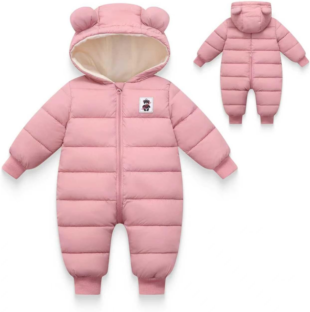 Baby Snowsuit Clothes Toddler Winter Suit Infant Hooded Jumpsuit Snow Outfit Boys Girls Newborn Coat for 0-24 Months Baby Snowsuit Clothes Toddler Winter Suit Infant Hooded Jumpsuit Snow Outfit Boys Girls Newborn Coat for 0-24 Months