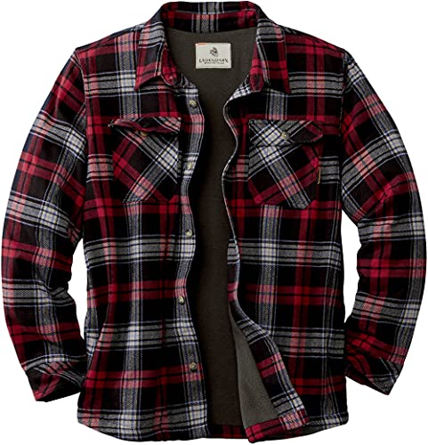 Image of Legendary Whitetails Men's Deer Camp Berber Lined Flannel Shirt Jacket