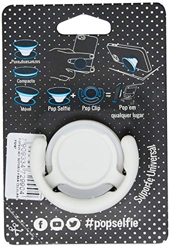 Apoio para celular - Pop Selfie - Original Academia Ps167, Pop Selfie, 151348, Branco