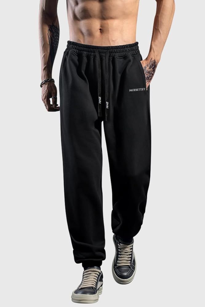 COZY STRAIGHT LEG SWEATS - BLACK かつき君着用 COZY STRAIGHT LEG SWEATS - BLACK