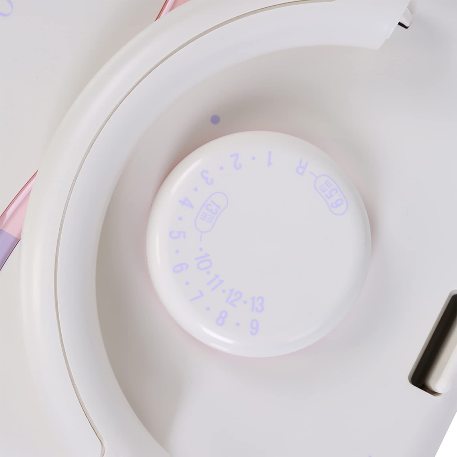 Máquina de tejer Zenithaur LK150, medidor medio de 6.5 mm 150 puntadas de tejido de plástico portátil Conjunto de accesorios para suéteres, sombreros y bufandas