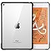 Produktbild MoKo Hülle Kompatibel mit New iPad Mini 5 2019 (5th Generation 7.9 inch)/iPad Mini 4, Ultra Weich Flexibel Transparent TPU Acryl Bumper Kantenschutz Stoßfest Rückseite Schutzhülle - Schwarz