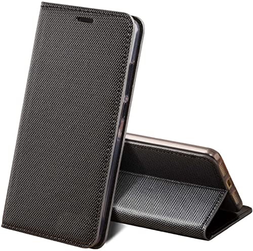 Funda iPhone 13 cuero genuino evita rayas en pantalla carcasa gris libro imán fuerte