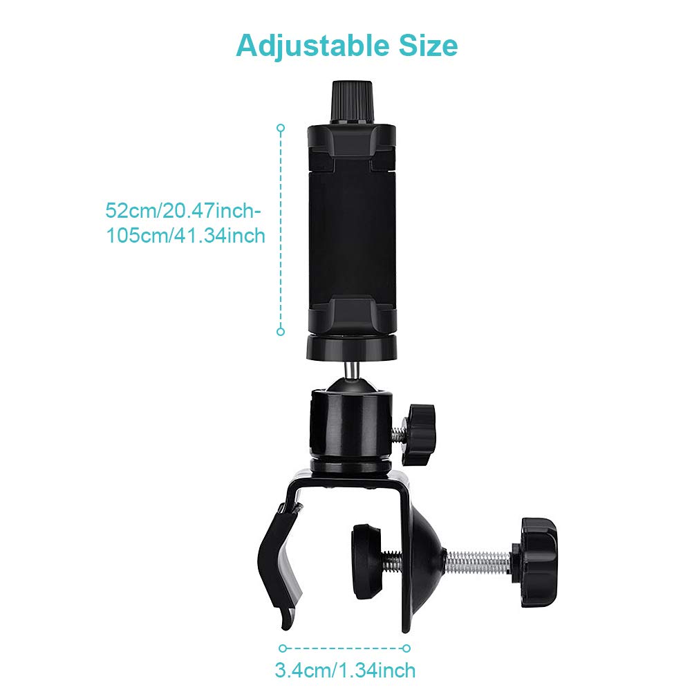 Soporte Universal para Monitor de Bebé con Montaje Flexible, Compatible con Cuna y Pared, Instalación Sin Herramientas