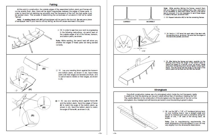 Midwest The Skiff 1:12 Scale - MID967 Ship Wooden Ship Model Building Kit for Adults DIY Woodcraft Self Assembly - Image 4