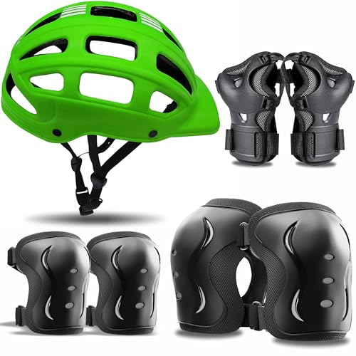 Image of jaspo Plastic SX 4 Protective Set Suitable for Age Group Upto 12 Years Old (Green)