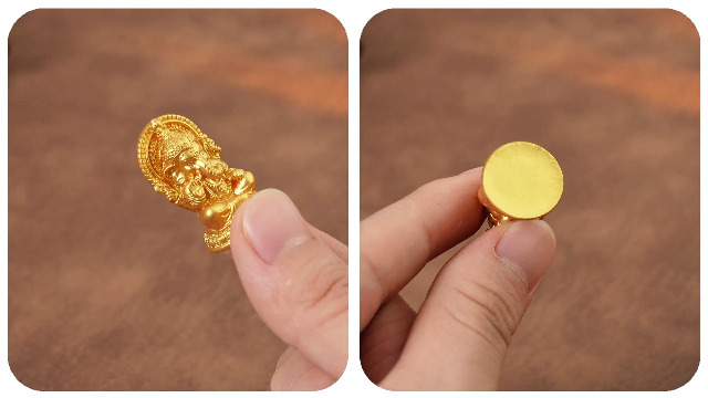 Estatuas de Elefante Dorado de Resina 50 Pzs miniatura 7