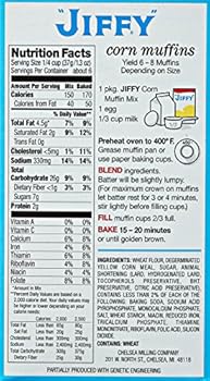 Amazon.com : Jolly Time Jiffy Corn Muffin Mix, 8.5 oz (6 Pack ...