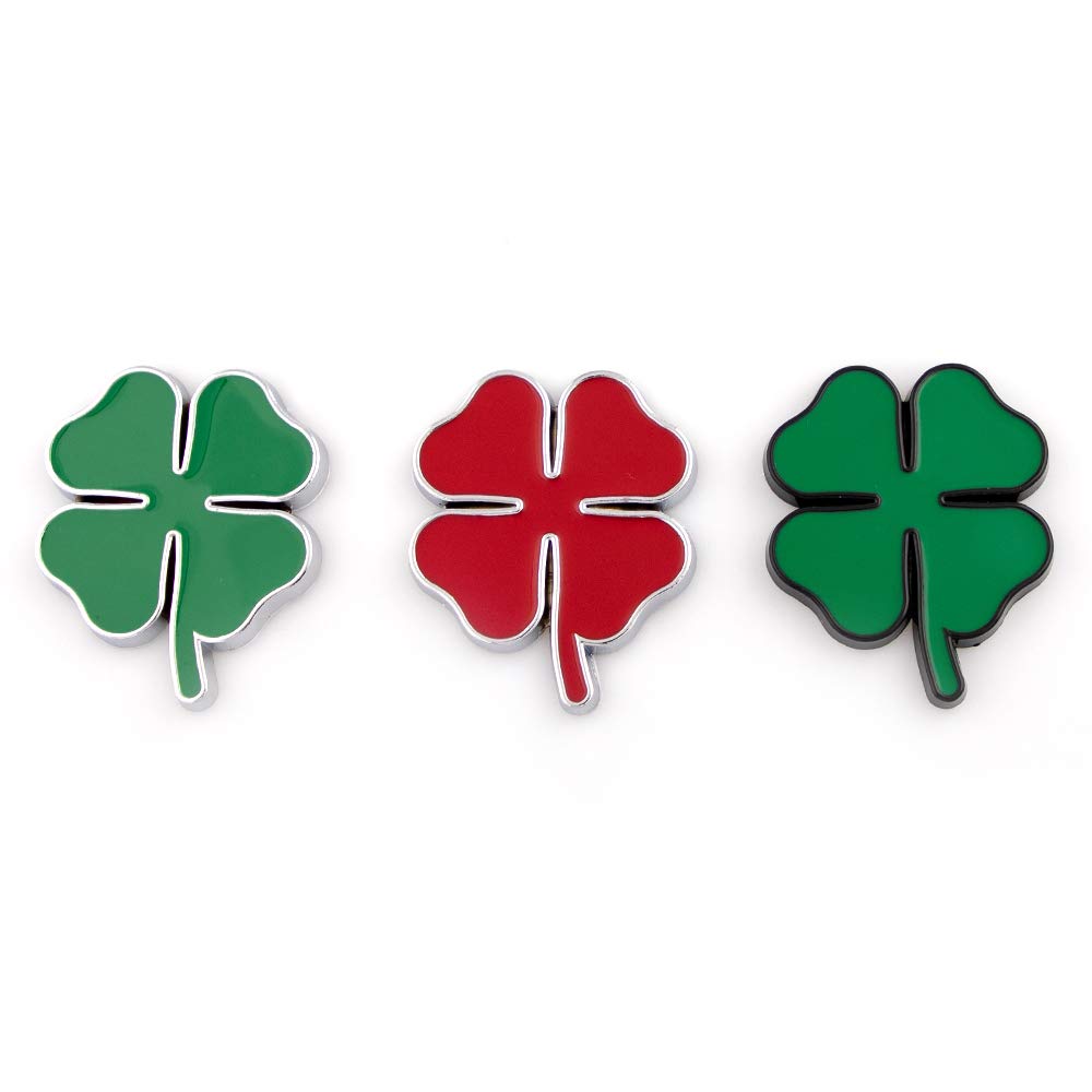 ポスター clover Amazon.com: 2Pc 3D Four Leaf Clover/Lucky Clover Chrom Metal