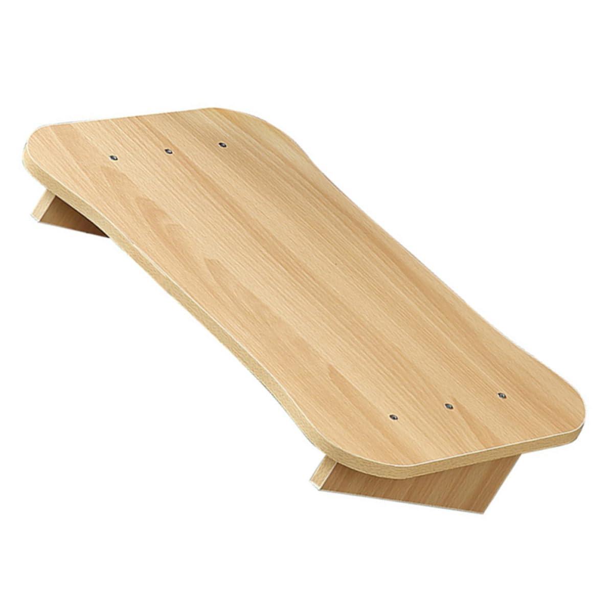 Healeved Reposapiés Diseño Ahorra Espacio y Comodidad Soporte Ergonómico Inclinado de Madera para Pies Debajo del Escritorio para Oficina y Hogar