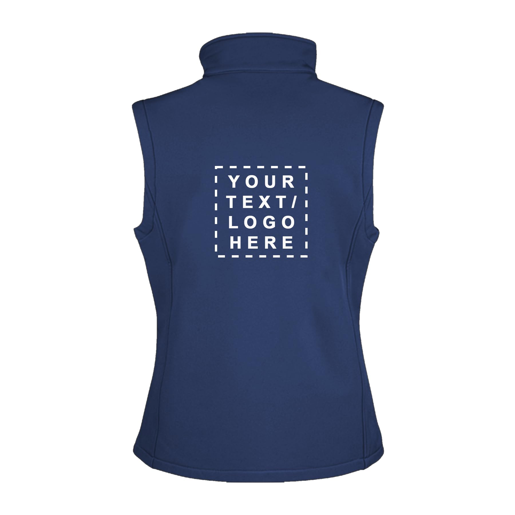Damen Softshell Weste personalisierbar mit Logo oder Text | Fleece Innenfutter | 100% Polyester | XS–XXL | bedruckte Arbeits- & Firmenweste