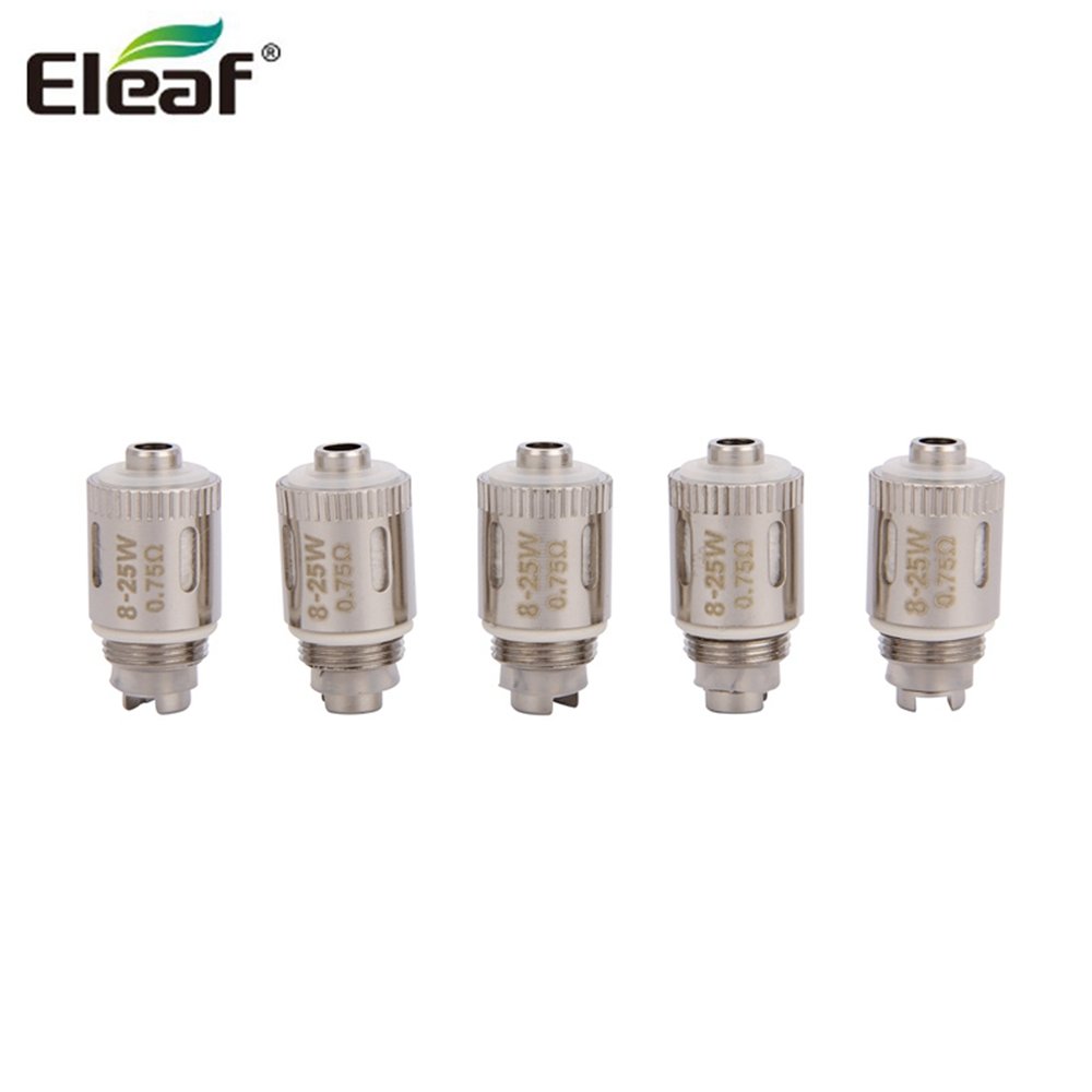 Eleaf Rsistance GS Air 0.75 ohm - Pure coton - 8  25 Watts - Boite de 5  rsistances de remplacement pour E Cigarette avec clearomiseur Eleaf GS Air  : Amazon.fr: High-Tech