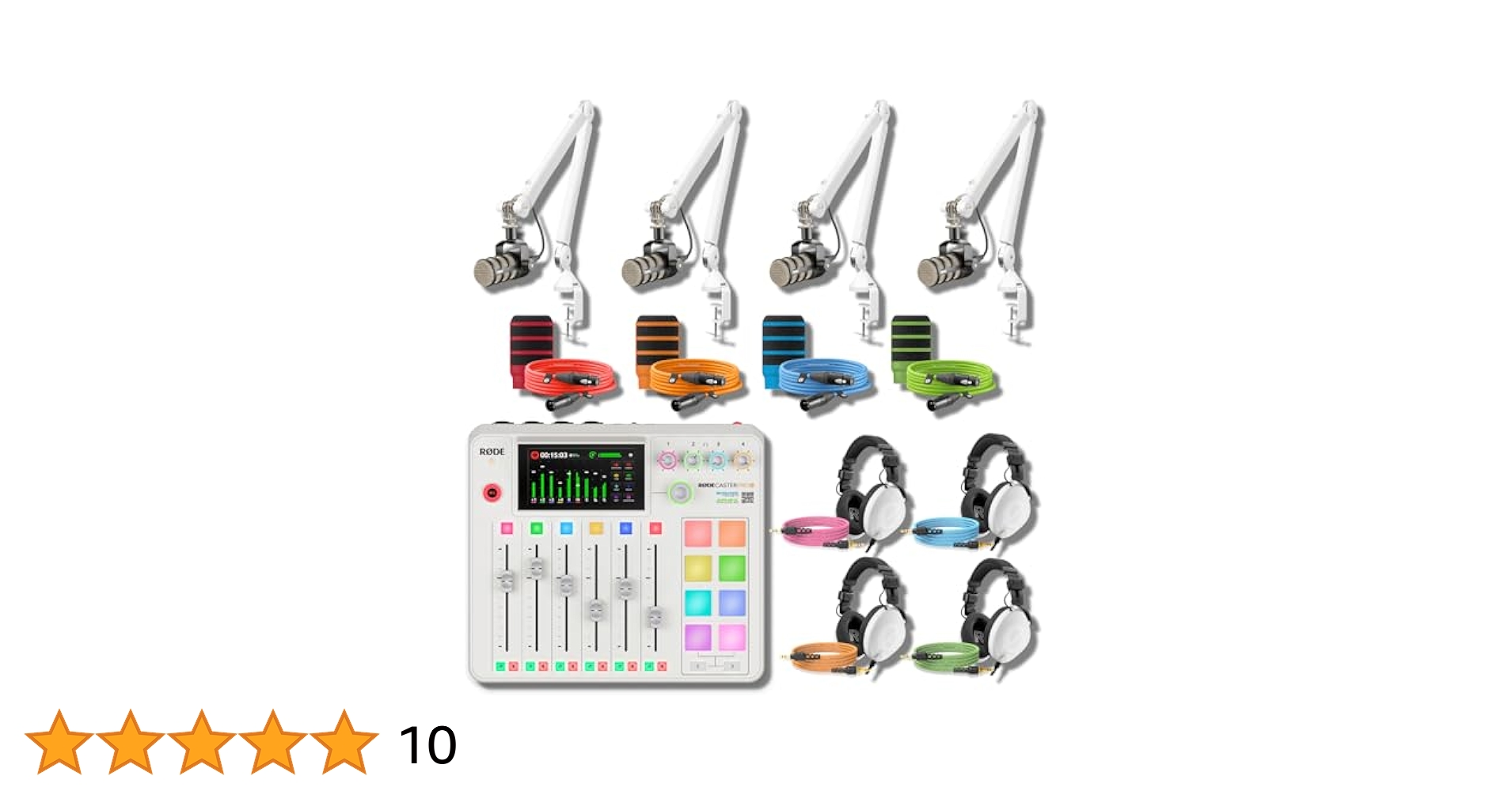 RØDE Podcaster ホワイト コンデンサーマイク Podcaster | Dynamic USB Microphone | RØDE