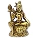 GURU JEE™ Brass Statue Small Lord Shiva Idol Hindu God Shiv Bhagwan Murti for Home Mandir Temple Religious Gifts Showpiece