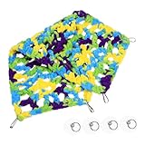 UPKOCH Bearded Dragon Hammock Breathable Reptile Bed for Lizard Easy to Install Safe and Sturdy Hanging Mat Pet Accessory for Reptiles and Animals