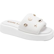 KARL LAGERFELD Womens Opal Macaron Platform Sandal With Pins