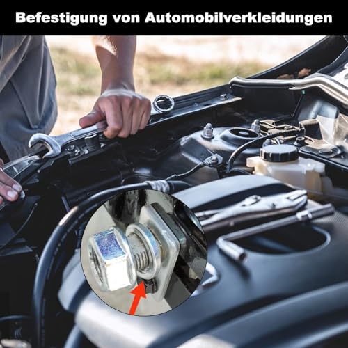 Celepoir 650 Stück Federringe Edelstahl Set, Federringe Sortiment M2/M2.5/M3/M4/M5/M6/M8/M10/M12/M14 Edelstahl, Unterlegscheiben Sperringe, Spiralförmige Federscheiben für Anziehen von Schrauben