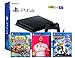 Produktbild PS4 Slim 1TB schwarz Playstation 4 Konsole (3 Spiele pack) + FIFA 20 + Crash Team Racing: Nitro Fueled + Ratchet & Clank