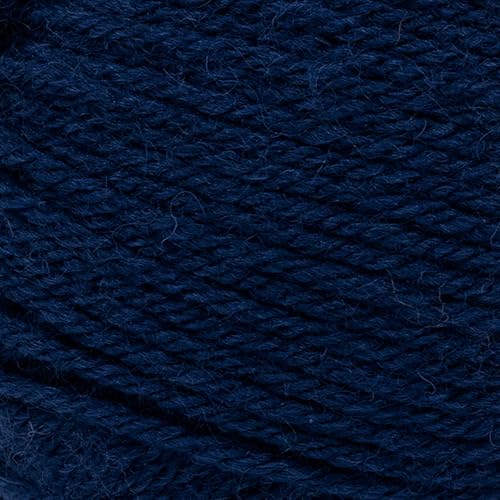 Image of Lion Brand Yarn, Wool-Ease DK Crochet & Knit Yarn, Navy, Blue, 3 Pack
