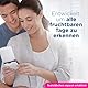 Clearblue Kinderwunsch Fertilitätsmonitor, Ovulationstest/Fruchtbarkeitstest für Frauen, 1 Touchscreen-Monitor, Zykluscomputer Eisprung, 89% erhöhte Chance schwanger zu werden