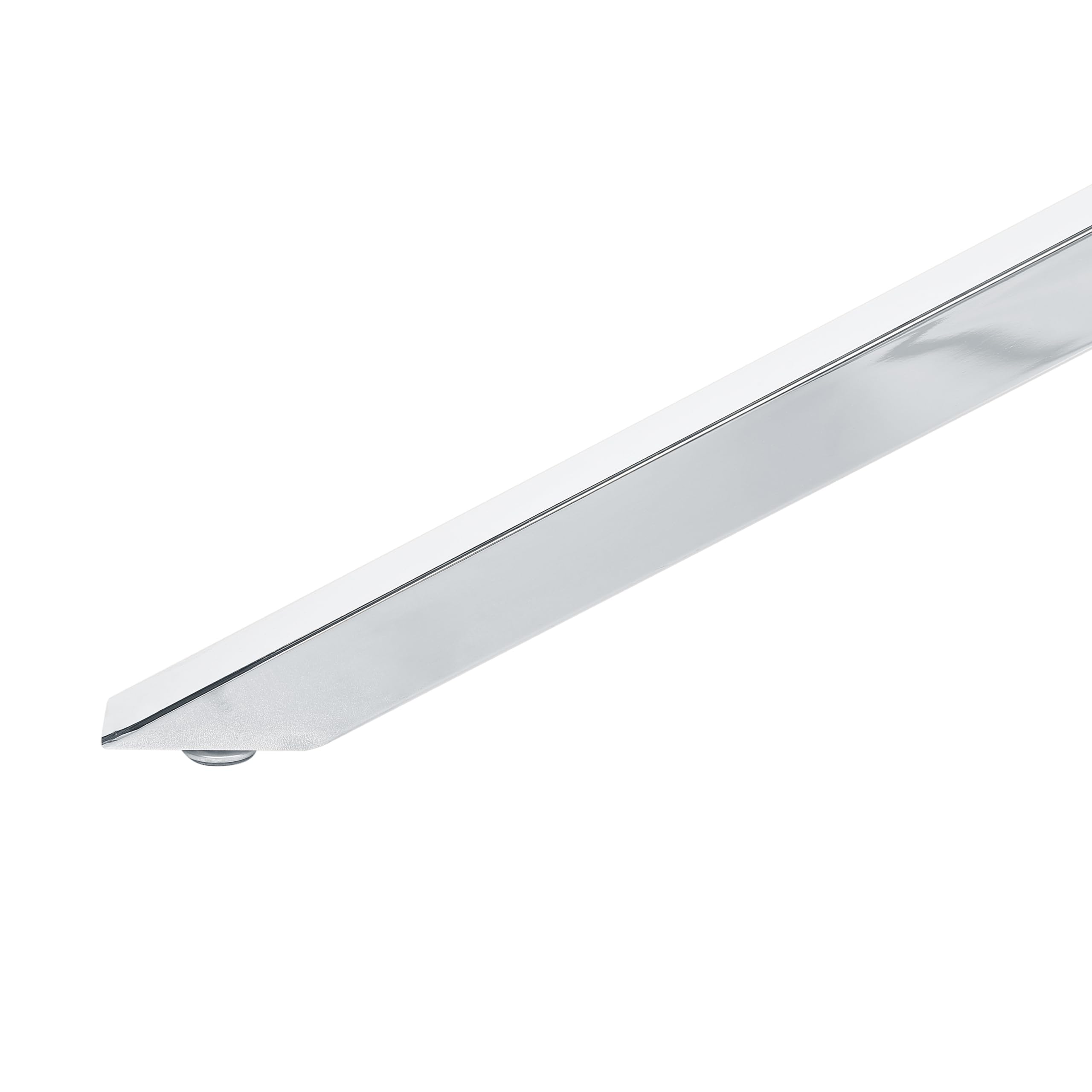 Beliani Mesa de Comedor Rectangular 160 x 90 cm Tablero de Vidrio Templado Transparente Patas Plateadas Cora