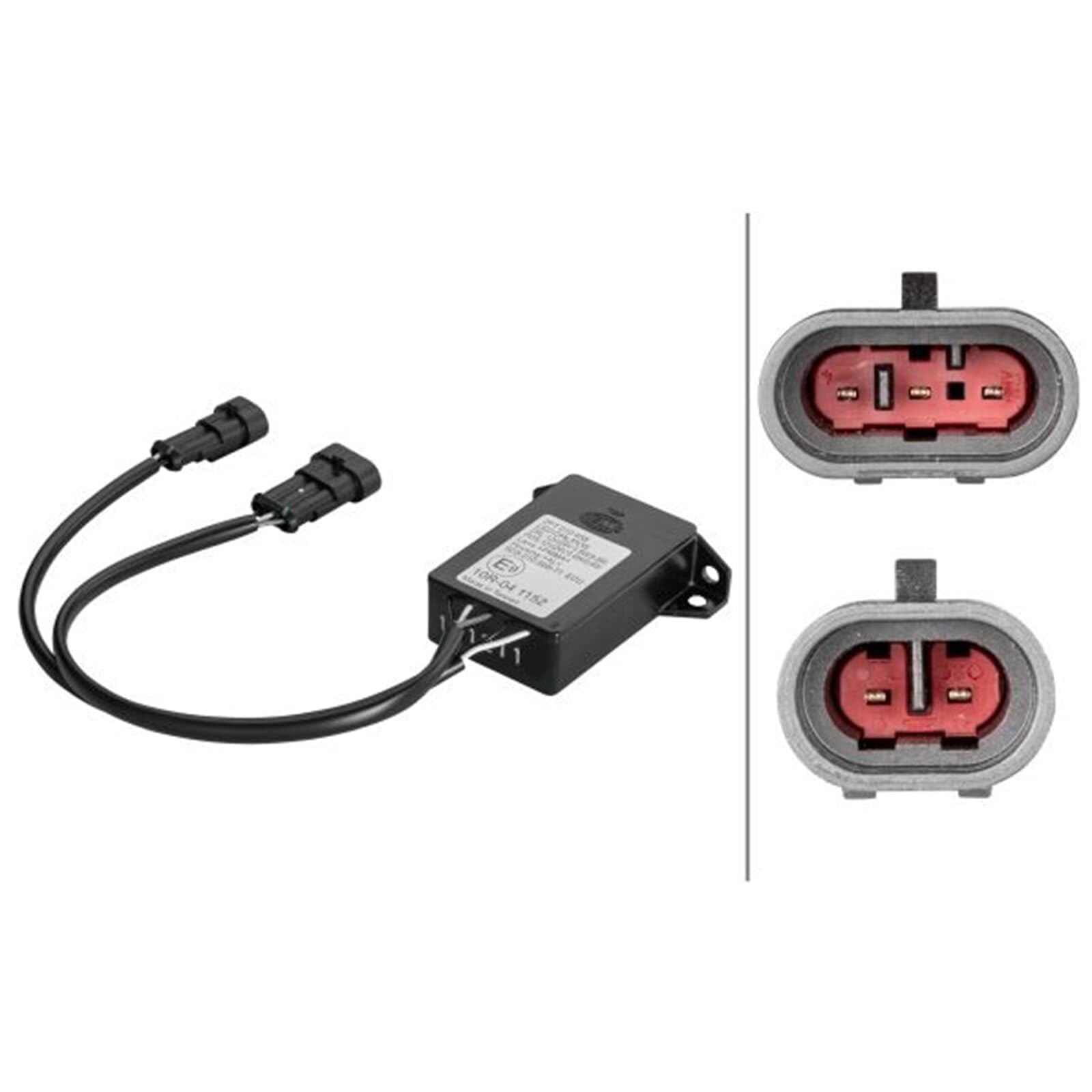 HELLA LEDayFlex LED-Tagfahrleuchtensatz 24/12V rund glasklar 120mm