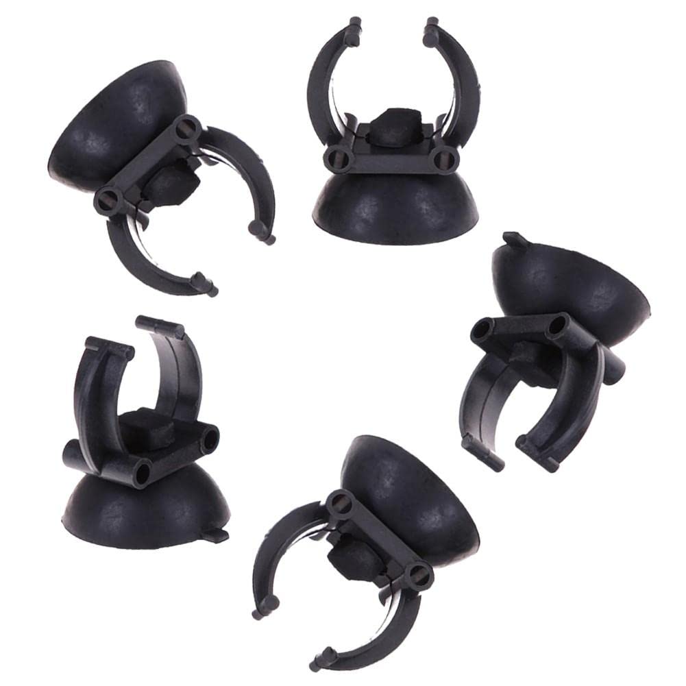 Aquarium Suction Cup 5pcs Heating Sucker Clips Holders for Air Line Oxygen Tube Hose Pump Suction Cups Aquarium Accessory