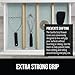 GORILLA GRIP powerGRIP Drawer Shelf and Cabinet Liner, Thick Strong Hold, Non-Adhesive Liners Protect Kitchen Cabinets and Cupboard, Bathroom Drawers, Easy Install, Breathable Mat, 12
