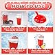 Slushy Maker, Slush Becher, Eis Zum Kneten Slushy Becher, Quick Frozen Magic Cup, Silikon Slushy Maker Cup, Slush Cup Mit Strohhalmlöffel für Diy Cola Oder Saft(rosa)
