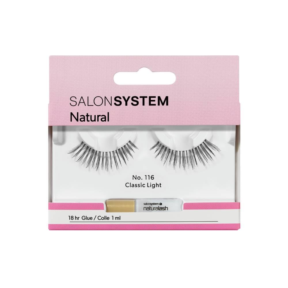 Salon System Naturalash Strip Lashes - Black - 116