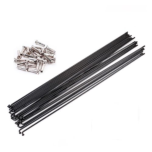 Rayons de vélo pliables 255 mm rigides en acier carbone pour réparation de roues VTT - 2