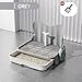 Puppy Pad Holder , Puppy Potty Training Tray with Tall Guard and Hoisted Net Framework , Indoor Potty for Dogs , Dog Potty Tray with Removable Washable Tray Not Slip Base for Intermediate Canines