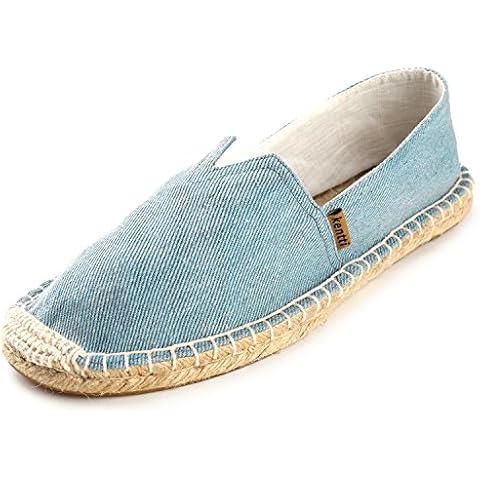 Kentti Hombre Clásico Denim Lona Alpargatas Azul Cover