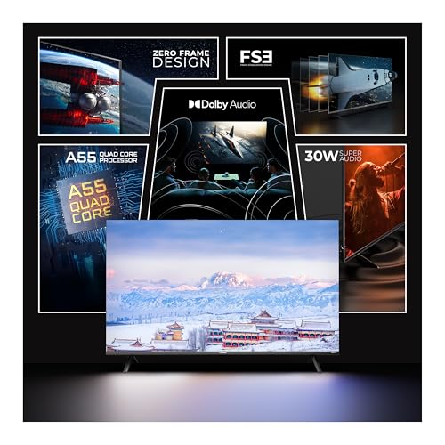 Image of Wobble 108 cm (43 inches) K Series FHD Smart LED TV with Google TV 5.0 (Black) WB43FDAGU2841D25