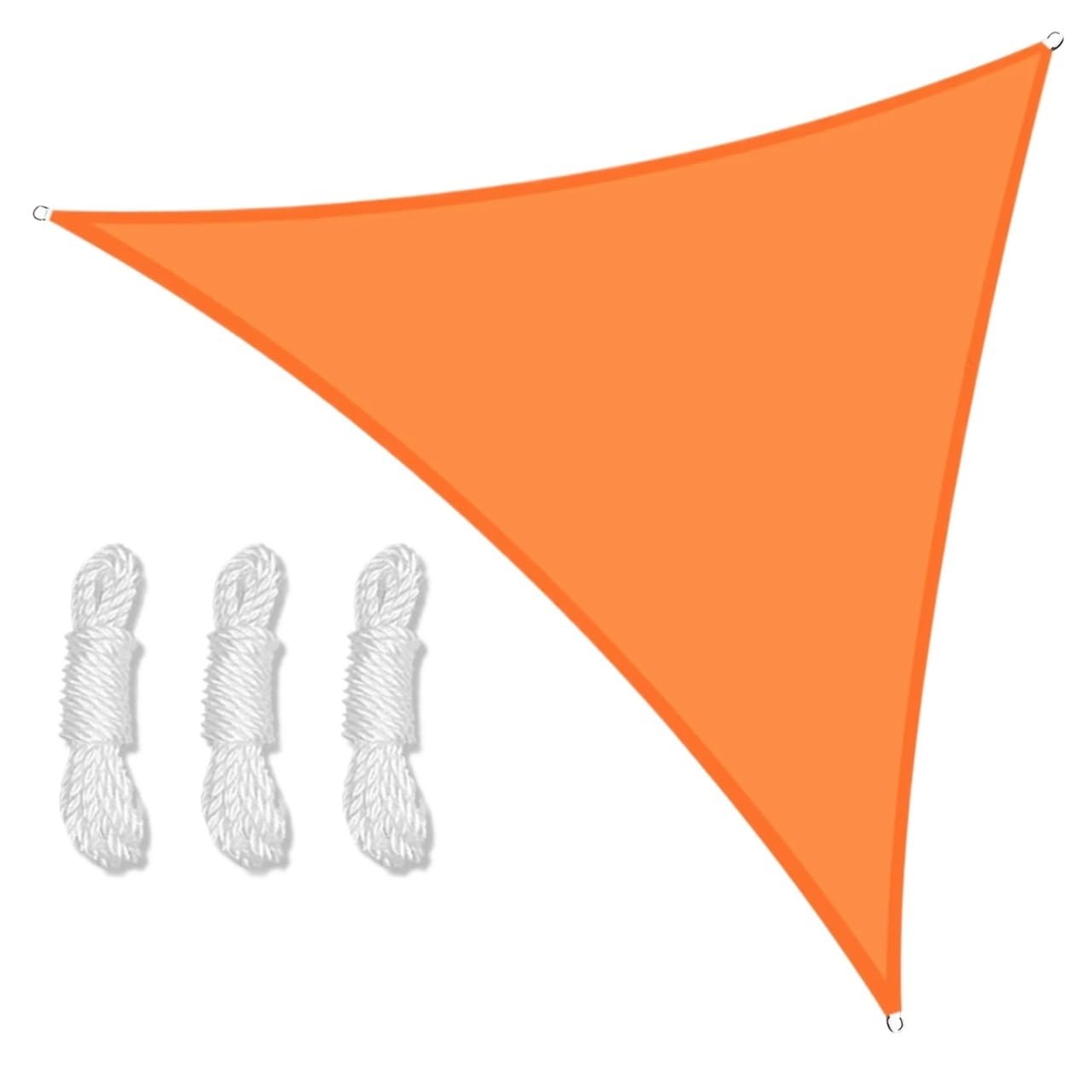 Voile d'ombrage triangulaire pour protéger votre voiture et votre terrasse en été