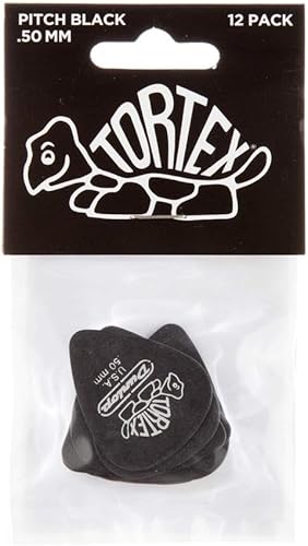 Miniatura 5 de Dunlop Tortex púas de guitarra negro oscuro