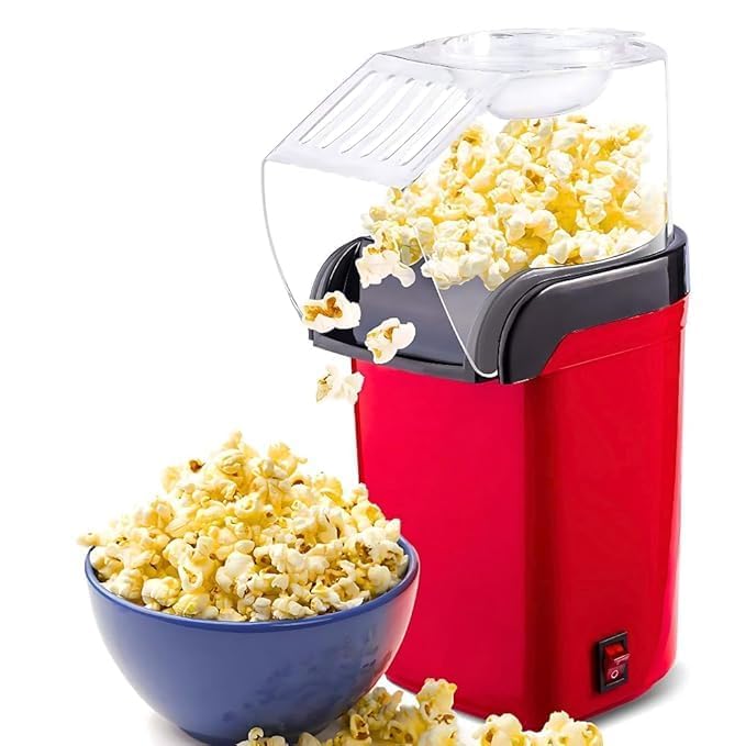 Drumstone [𝐎𝐍 𝐎𝐅𝐅𝐄𝐑 𝟏𝟓 𝐘𝐄𝐀𝐑𝐒 𝐖𝐀𝐑𝐑𝐀𝐍𝐓𝐘] Instant Popcorn Maker - Portable Electric Mini Hot Air Popcorn Machine, Oil-Free, Made with Grade Aluminum Alloy for Quick and Easy Snacks-picture-16