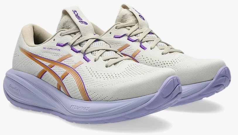 Image of ASICS Female Gel-Cumulus 28 Oatmeal /Fresh Air 8 Medium