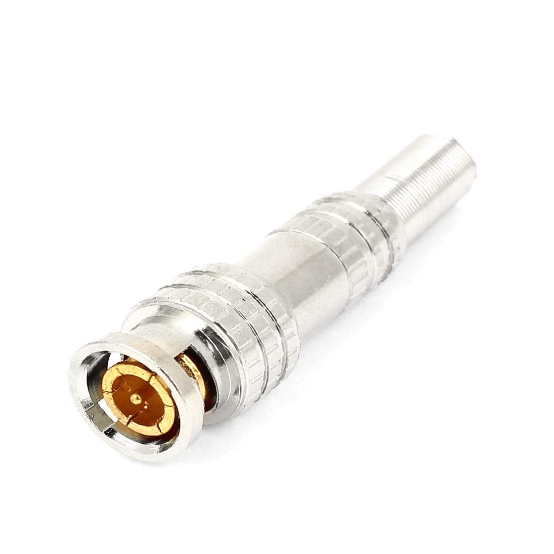 NEW LON0167 Rechte BNC Male Jack RF Coaxiale Adapter Connector Zilver