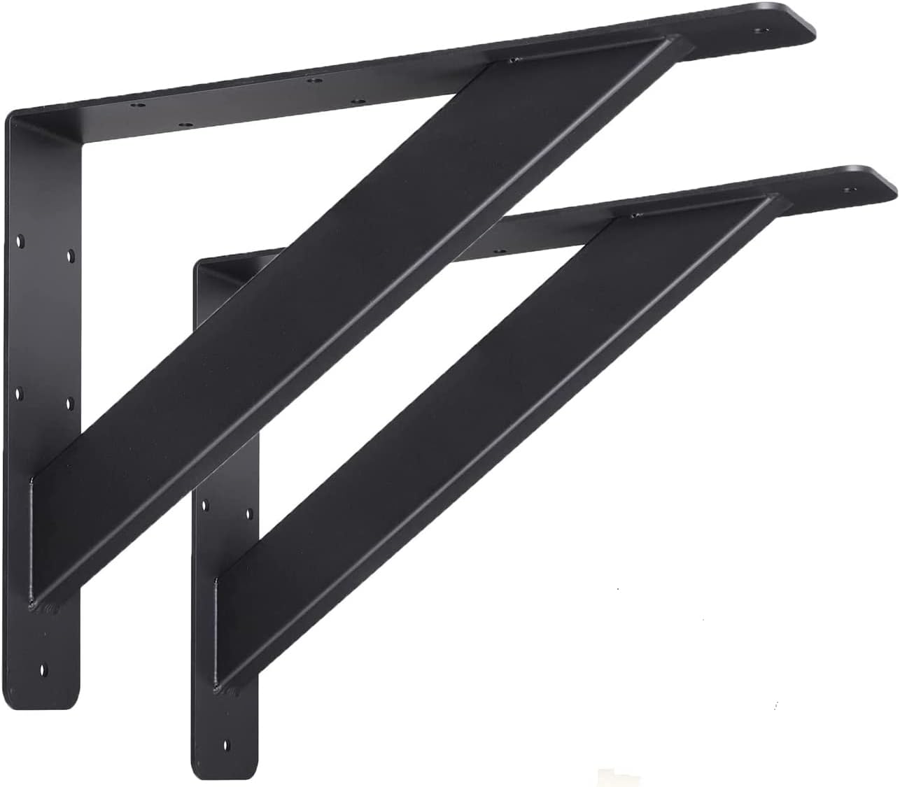 VANROUG 2Pcs Shelf Brackets, 90 Degree Shelf Brackets, Metal Heavy Duty