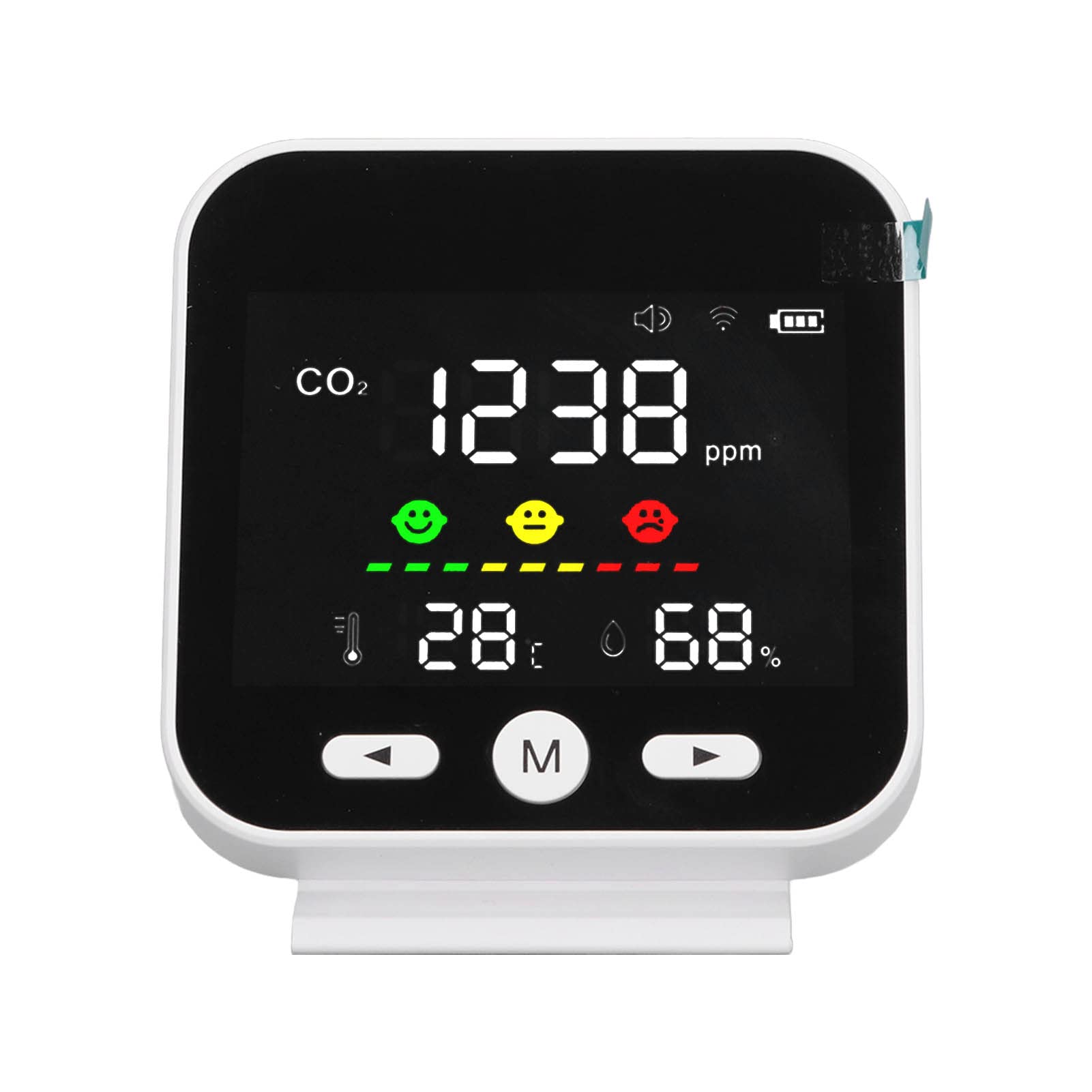 Domary Monitor WiFi della qualità dell'Aria con Sensore di CO2 NDIR,