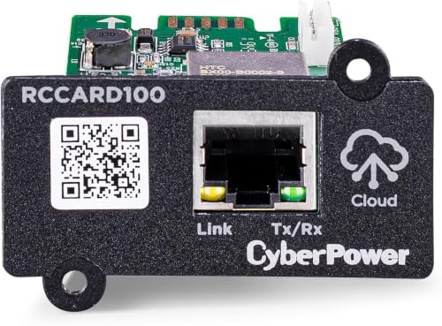 Image of CyberPower RCCARD100 Cloud Monitoring Card, Remote UPS Management via PowerPanel Cloud, Plug-and-Play Installation, Real-Time Alerts, Compatible with Select CyberPower UPS Models One Size (Pack of 6)