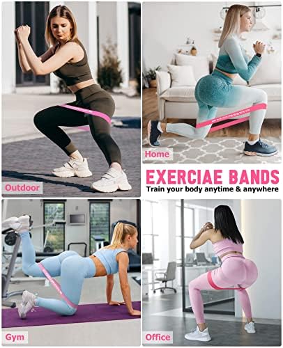 COOBONS Resistance Bands for Women and Men - Exercise Loop Bands for Yoga, Pilates, Rehab, Fitness and Home Workout, 5 Set of Strength Bands for Booty 7 COOBONS Resistance Bands for Women and Men - Exercise Loop Bands for Yoga, Pilates, Rehab, Fitness and Home Workout, 5 Set of Strength Bands for Booty