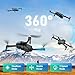 Mirason Drone with Camera, 1080P HD FPV Camera Drone with Brushless Motor, 2 Batteries, 360 Flips, Headless Mode, Gravity Control, 36 Mins Long Flight Foldable for Kids and Beginner