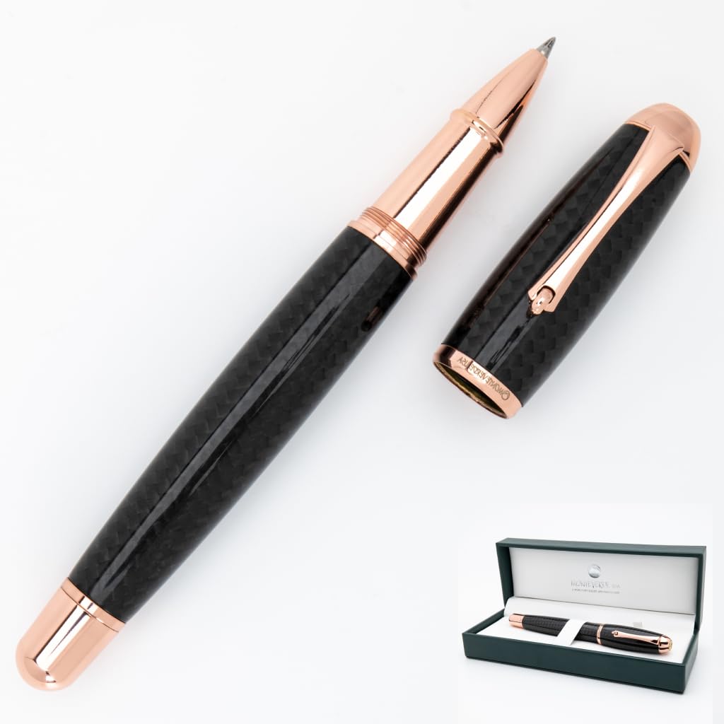 Monteverde USA モンテベルデ カーボン ローズゴールド ボールペン Amazon | Monteverde USA スーパーメガカーボンファイバー