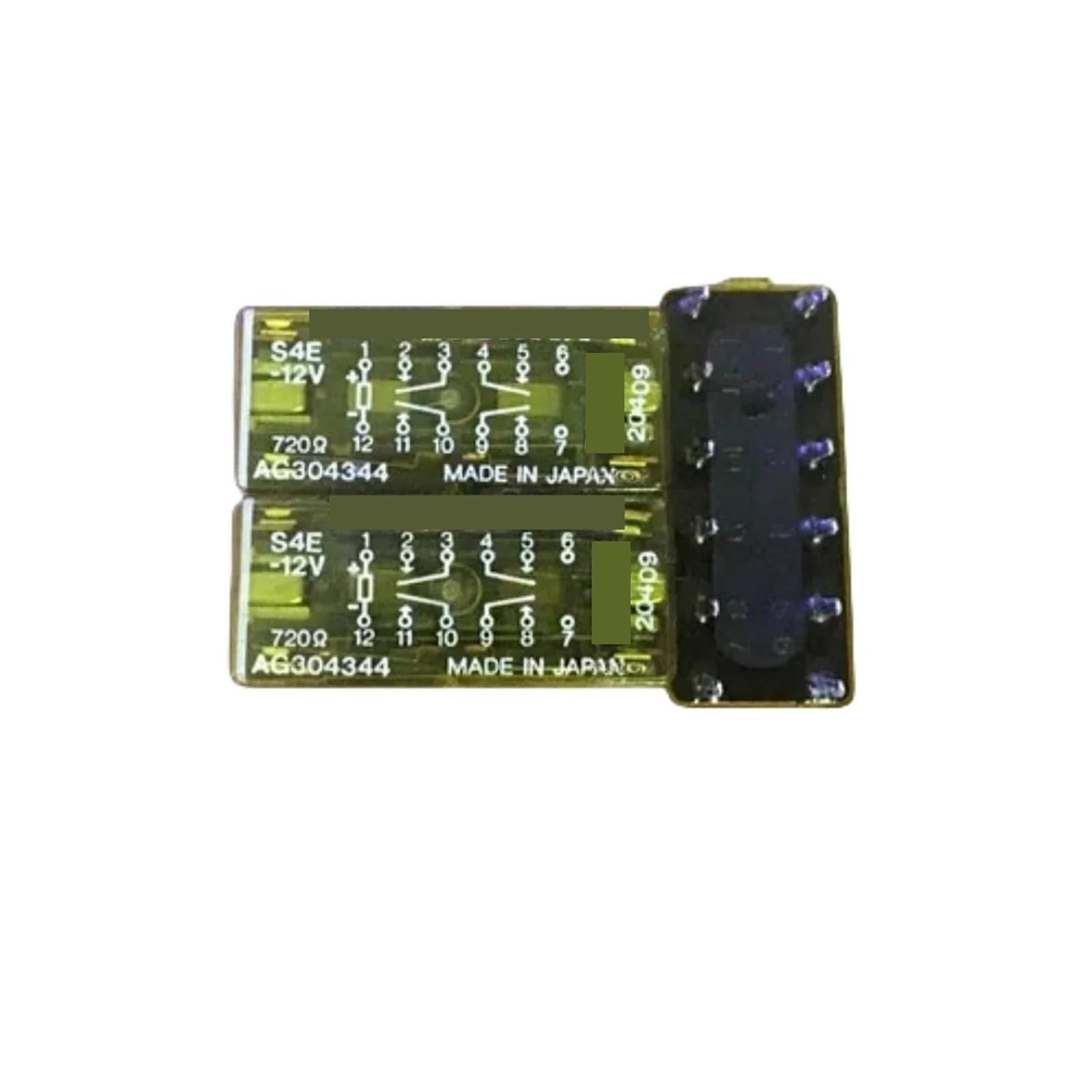 Relais S4E-12V AG304344 anti-interférence 12 broches circuit - 2